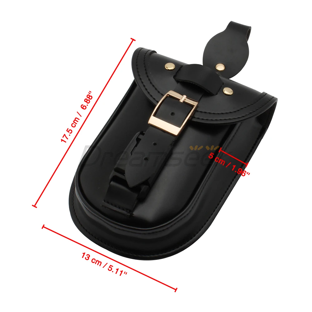 Tank Panel Bag for BMW R18 BMW R18 Classic 2020 2021 2022 Detachable Fuel Tank Pouch Motorcycle Tank Bag Black PU Leather enlarge