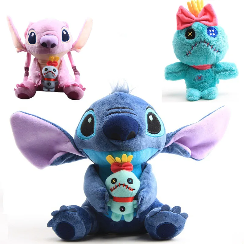 

Disney Hot Kawaii Stitch Plush Doll Toys Anime Lilo & Stitch Stuffed Doll Cute Stich Plush Doll Kids Birthday Gift Children Toy