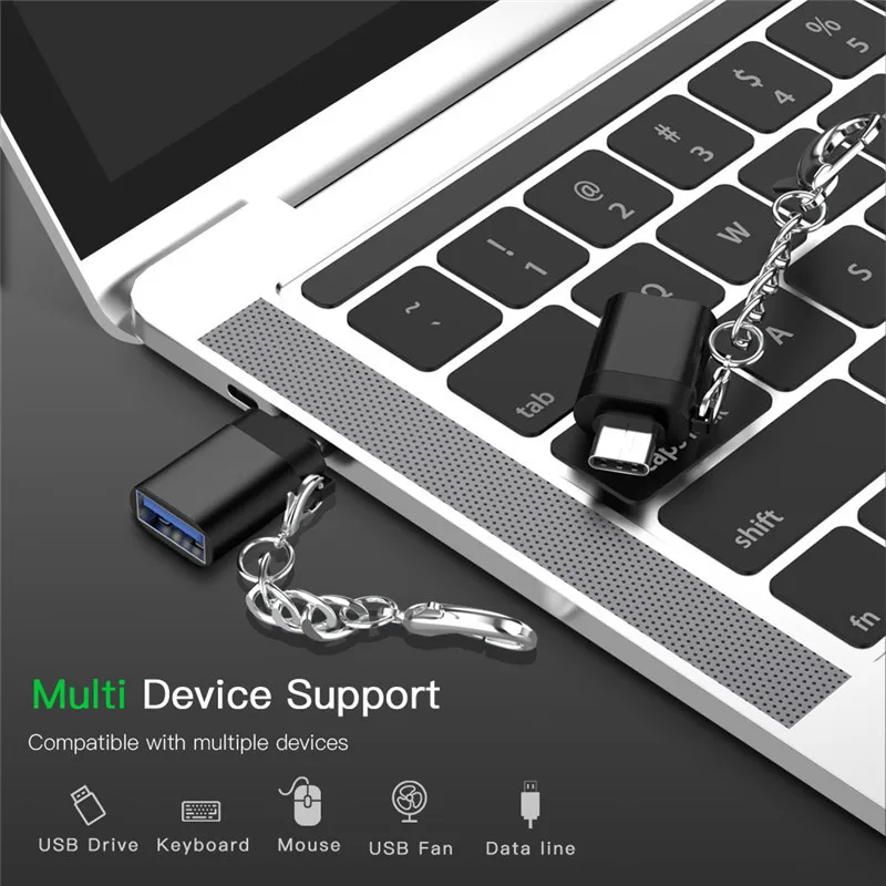 Адаптер USB C OTG для MacbookPro/Xiaomi/Huawei переходник с 3 0 на Type кабель-преобразователь |