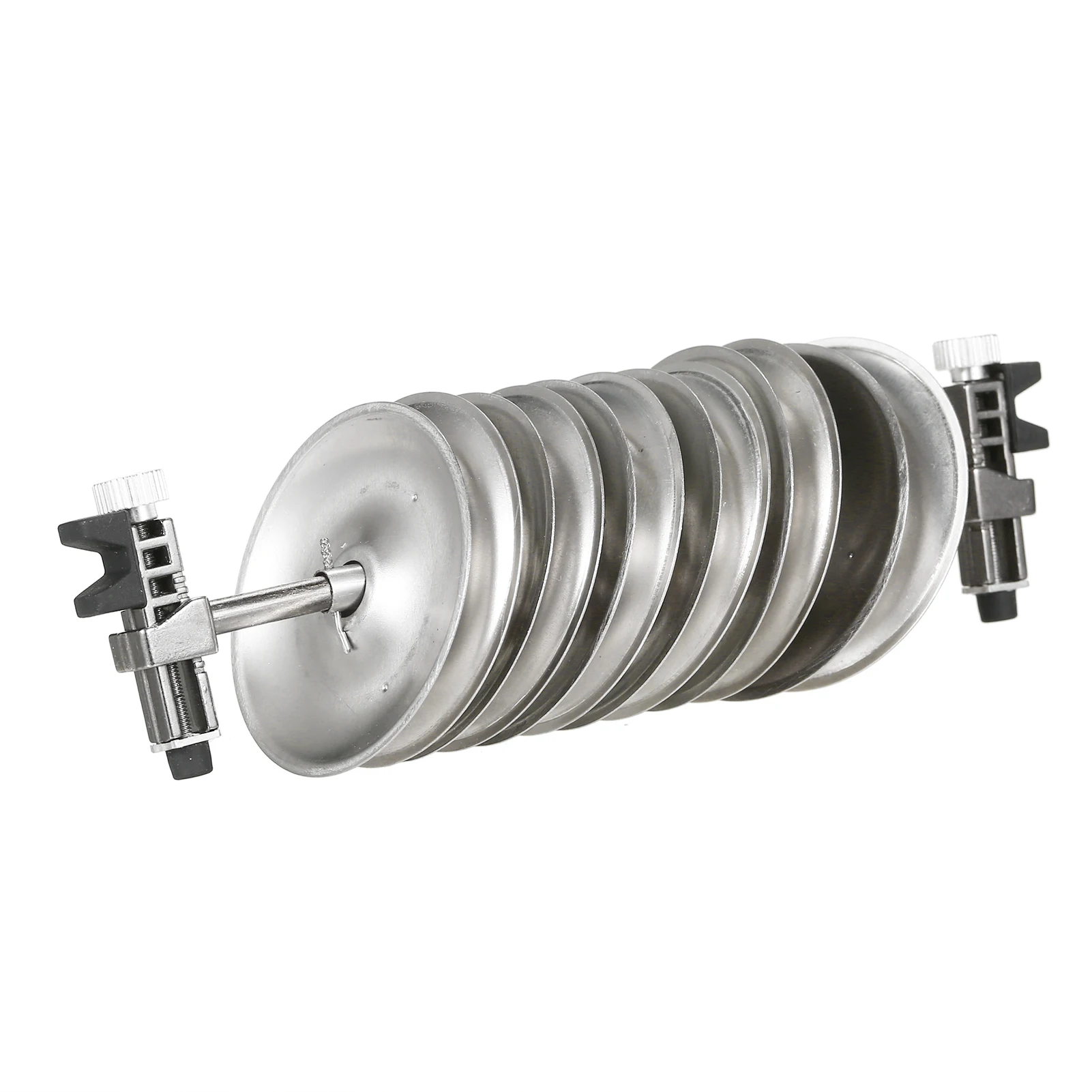 

10 Bells Guitar Soundhole Bells Guitar Singing Accompaniment Stainless Steel Soundhole Slap Bells for 36/38 Inch Guitars