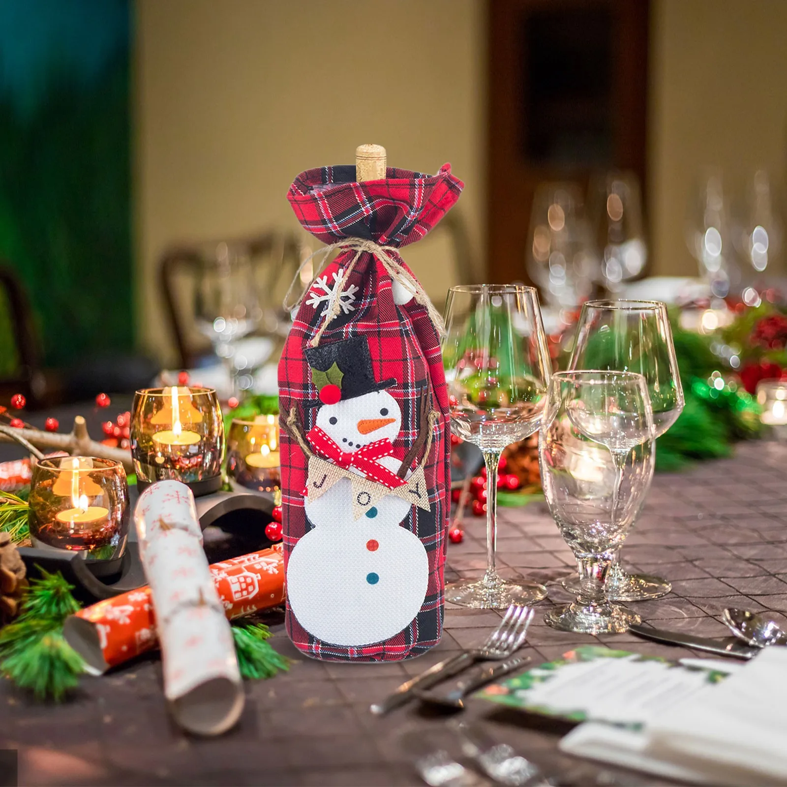 

Сумка в виде Санта-Клауса, снеговика, настольное украшение для вечерние, Рождества, поставщик, товары для мероприятий, дисплей