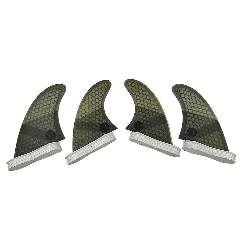 Плавники для серфинга upsurf fcs 2 fin с двумя вкладками семейная Стекловолоконная