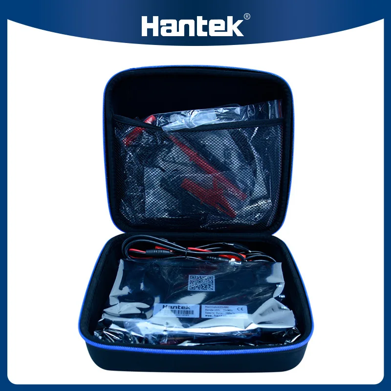 

Hantek 6254BE Portable Digital oscilloscope EVA case 4 CH 1Gsa/s 250MHz Bandwidth Automotive Oscilloscopes USB PC Osciloscopio