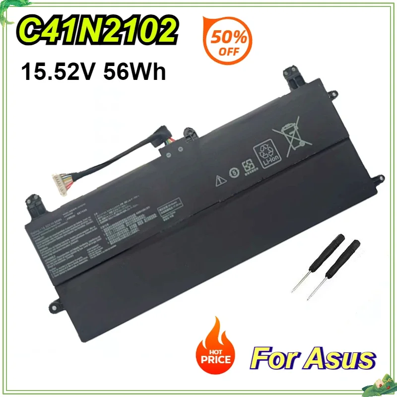 Новый аккумулятор для ноутбука C41N2102 C41N202-1 Asus ROG Flow Z13 GZ301 NR2201 GZ301VF GZ301VI GZ301V GZ301VU серии