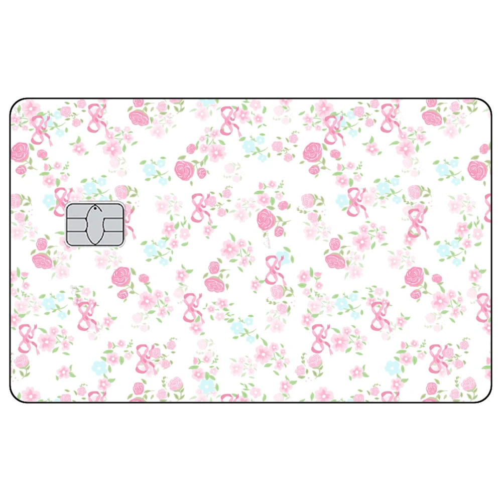Наклейки-стикеры с блестками для кредитных карт серии Pink Series подходят для VISA, AMEX, MasterCard, а также для украшения карт метро и автобусных проездных. (art.: 3920da9741ef5) - 3920da9741ef5