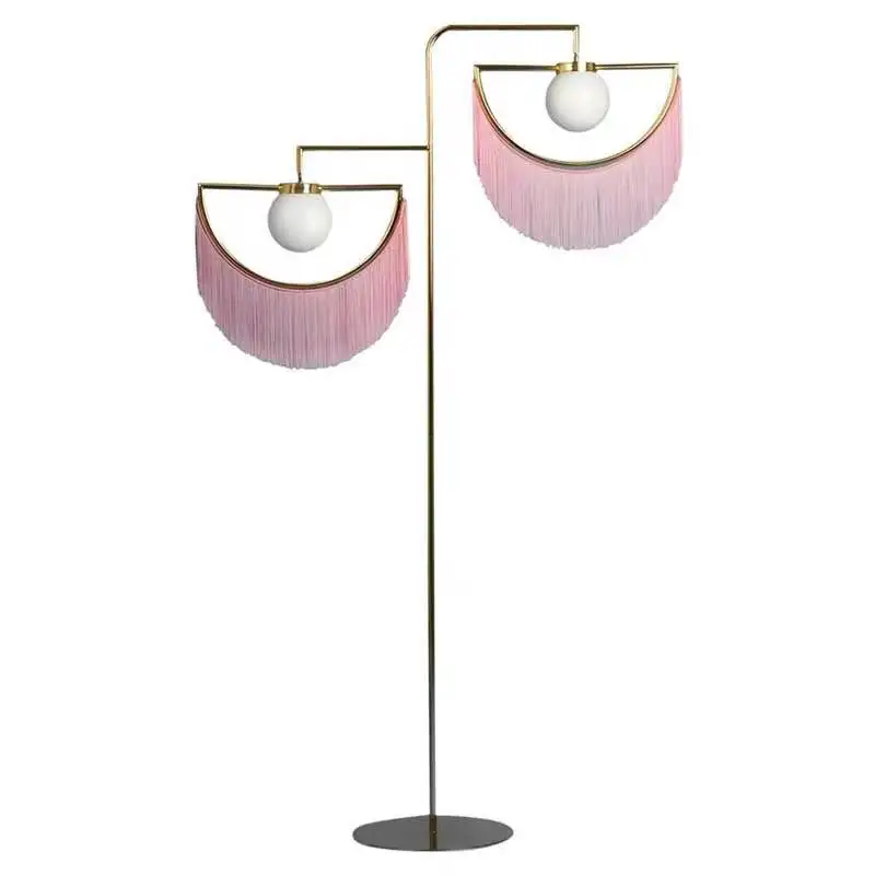 

decoration led floor lamps for living room designer pink Tassel floor lamp