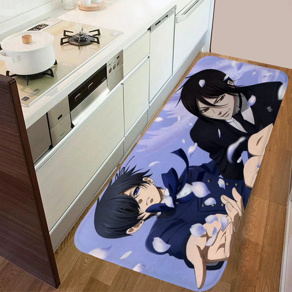 B-черный Замшевый Коврик Для Ванной Противоскользящий Дверной В Современном