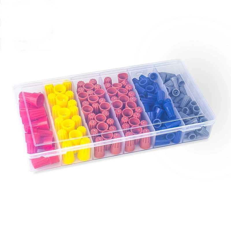 

158PCS Electrical Wire Connectors Terminals,with Spring Insert Twist Nuts Caps Connection Assortment Set