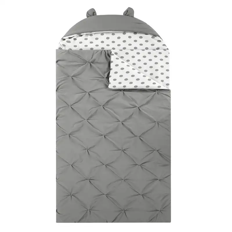 

Reversible 1-Piece Twin X-Long Grey Pinch Pleat Sleeping Bag - Cozy & Comfortable for a Dreamy Night's Sleep!