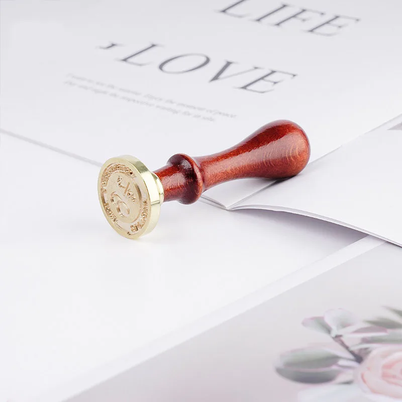 Уплотнительная ручка для огненной краски деревянная восковое украшение сделай