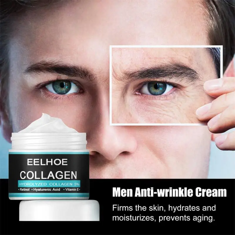 

EELHOE Collagen Creams For Men Anti Wrinkle Anti Aging Face Cream Firming Moisturizing Hyaluronic Acid Cream Facial Care