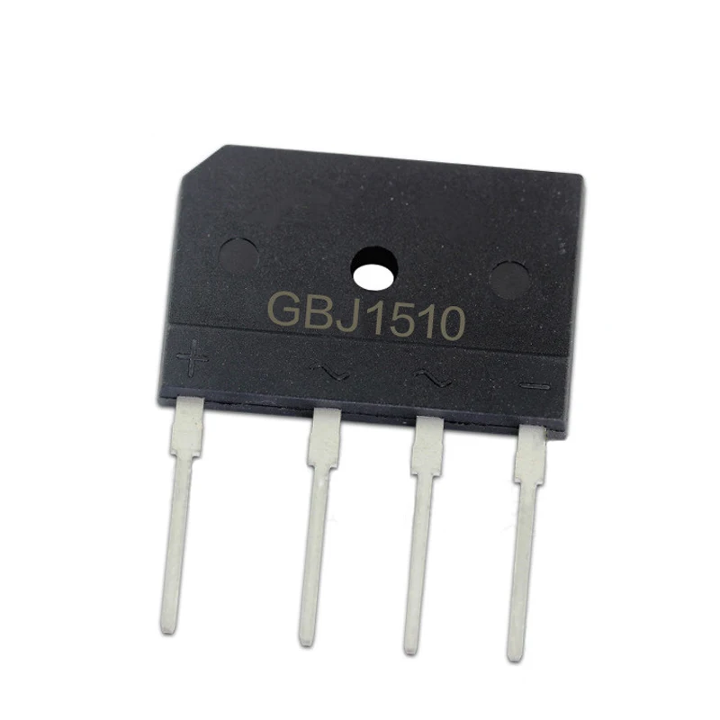 

3/5Pcs Bridge Rectifier GBJ1506 GBJ1508 GBJ1510 GBJ1006 GBJ1008 GBJ1010 GBJ5008 Flat Bridge Bridge Stack Cutable Feet