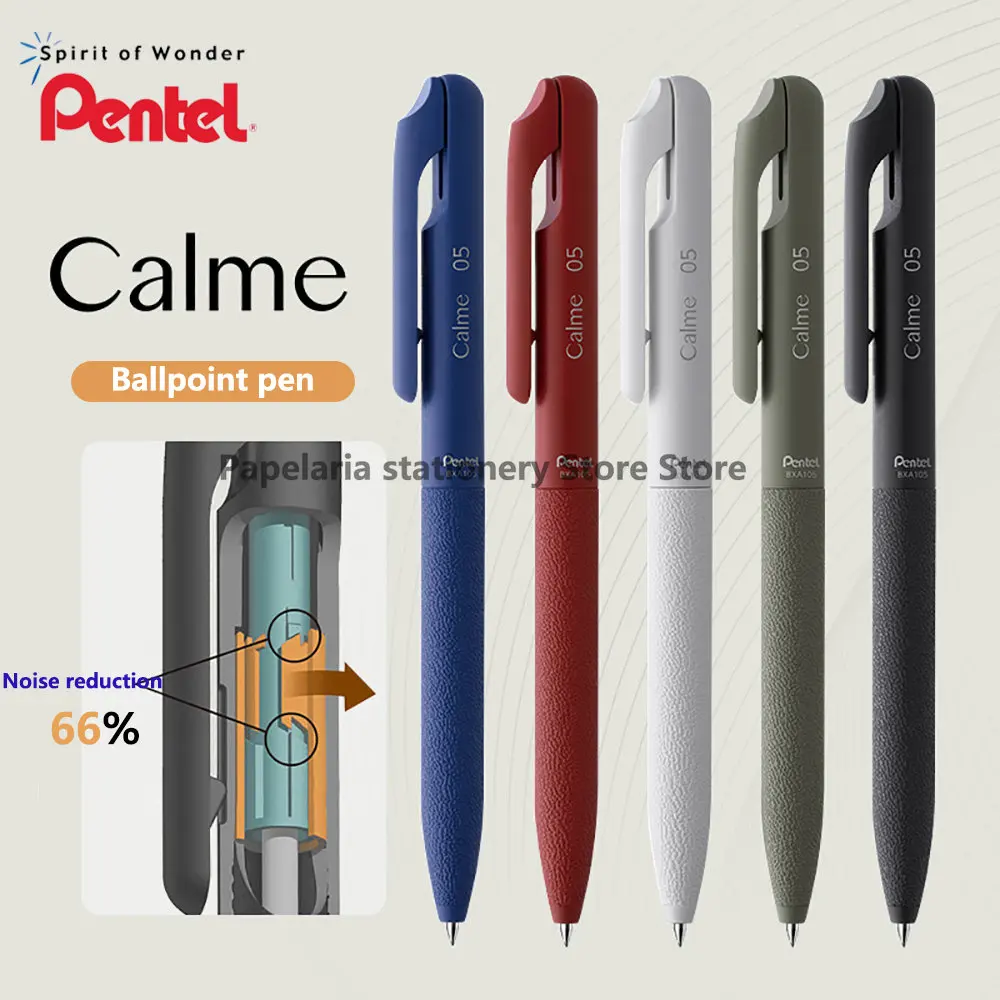 

1pcs Japanese Stationery Pentel Silent Ballpoint Pen By 0.5mm Student School Supplies Gel Pen Office Supplies New Color Limited