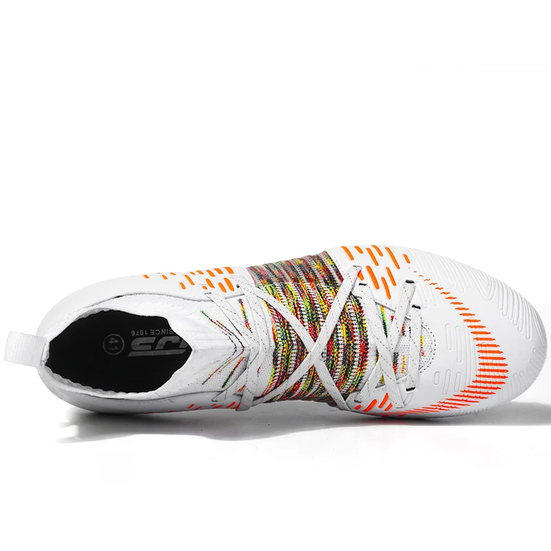 Men Sock Soccer Shoes Professional FG/TF Football Boots for Men Futsal Soccer Cleats Outdoor Breathable High-top Soccer Sneakers