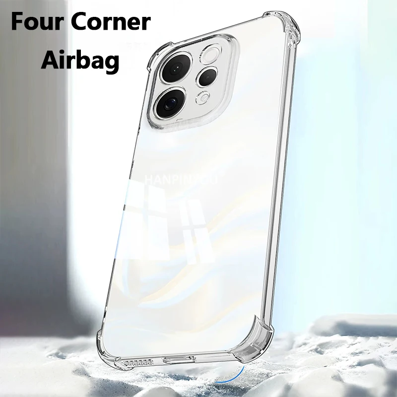 Фото Противоударный мягкий чехол Claer для VIVO S50 S30 Pro Mini с воздушными подушками по углам, из ТПУ, защитный, от падений №3