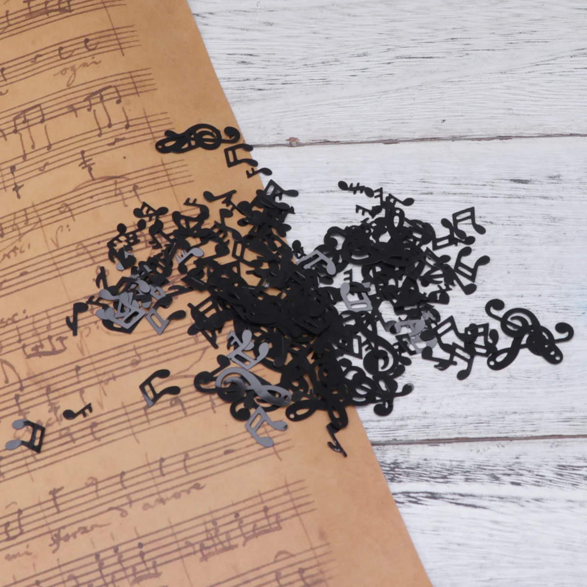 

Table Musicalnotes Party Wedding Scatter Showercutout Note Clef Decor Bridal Baby Balloons Cutouts Mini Glitter Decorative