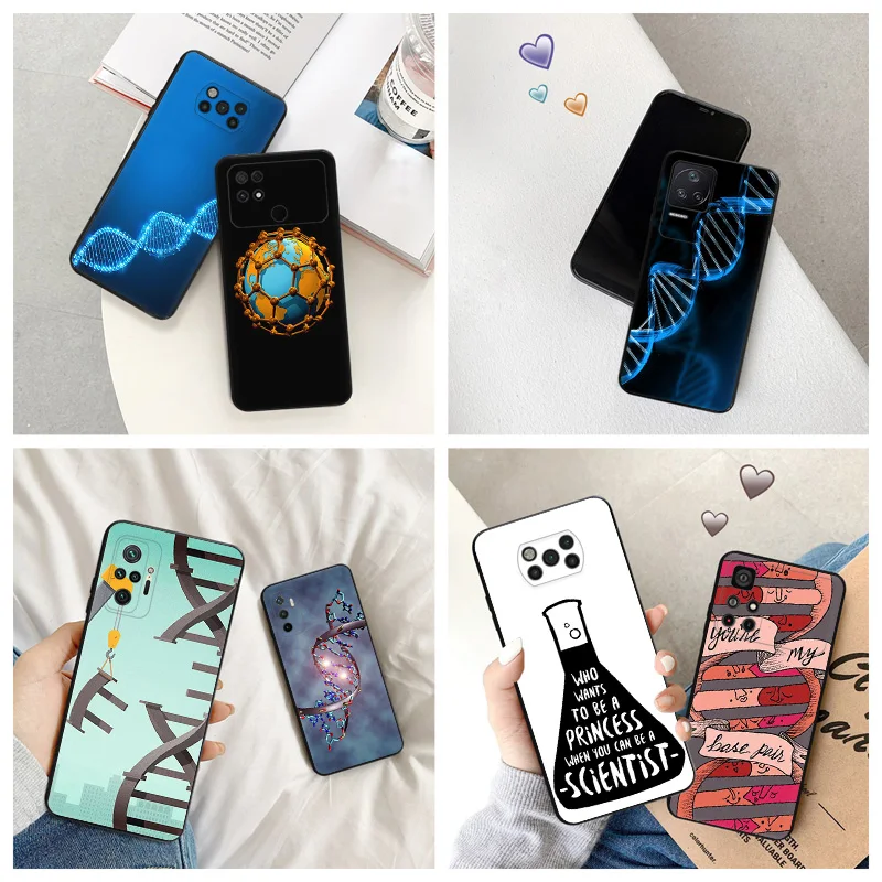 Силиконовый черный чехол для телефона Xiaomi Mi Poco C61 F5 F4 GT F3 F1 X4 X3 X5 M3 M4 Pro M5 S C51 C50 C40