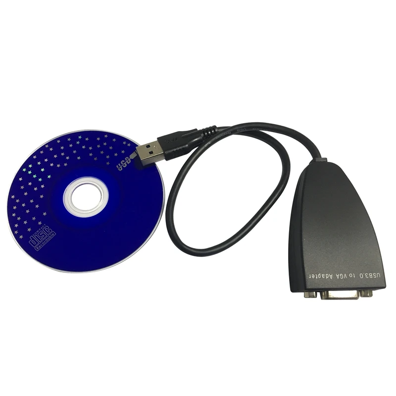 

USB 3.0 To VGA Cable Signal Video Extender External Adapter 1080P Suitable For Win 7/8