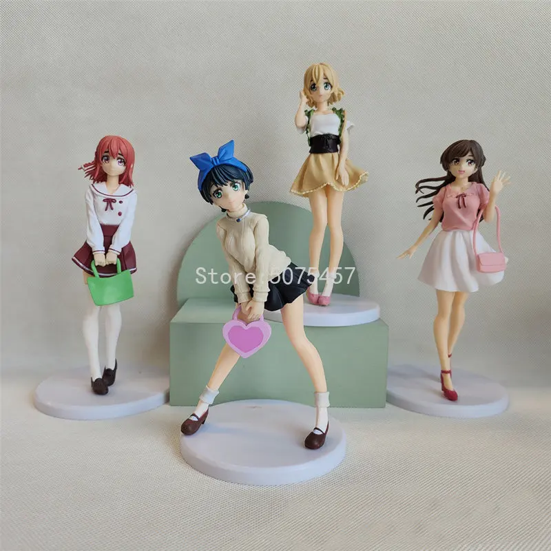 

4 шт./компл. аниме-фигурка Аренда девушки, чизуру мизухара/рука сарашина, экшн-фигурка Нанами Мами/Суми сакурасава, игрушки