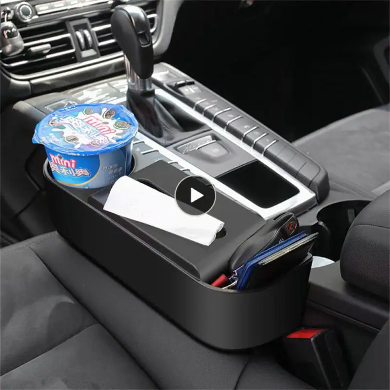 

Storage Of Sundries Gap Storage Box Universal Multifunctional Car Tissue Box 3 In 1 Car Accessories Car Storage Box