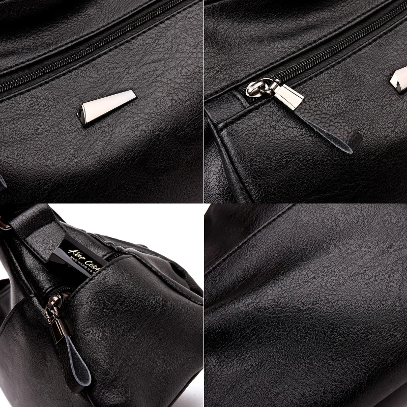 100% Genuine Leather Women Handbags 2023 New Luxury Crossbody Messenger Bag Ladies Shoulder Bag Sac A Main Femme High Quality