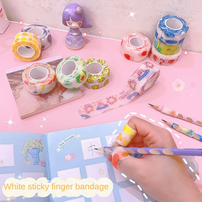 

2pcs Student writing finger bandage, finger protection, anti abrasion, hand self-adhesive finger protection bandage