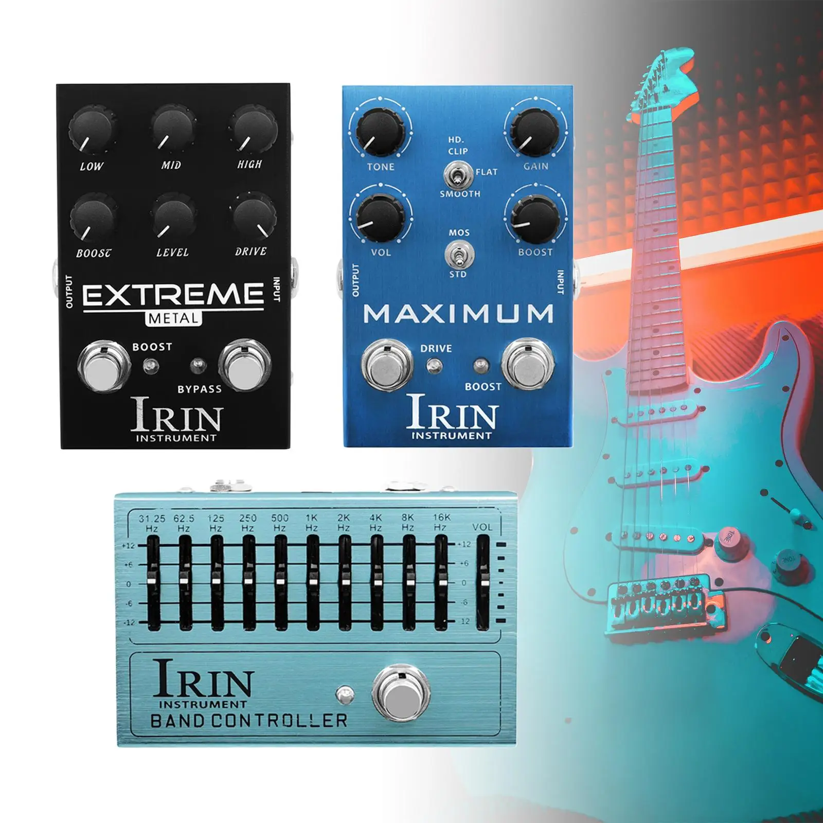 Цифровая мини-педаль реверберации профессиональная педаль для гитарных