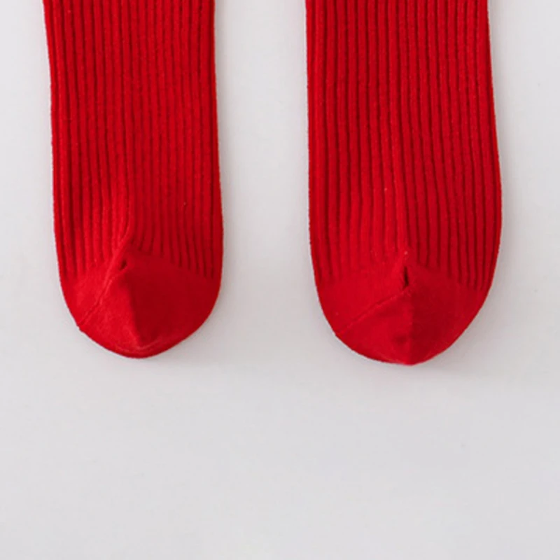 Детские рождественские носки для девочек Blotona милые вязаные с цветами дышащие