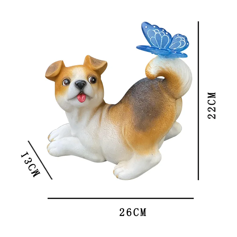 

Solar Power Outdoor Garden Waterproof Dog Butterfly Lawn Lamp Exterior Night Lights Kawaii Rabbit Nordic Courtyard Decoration