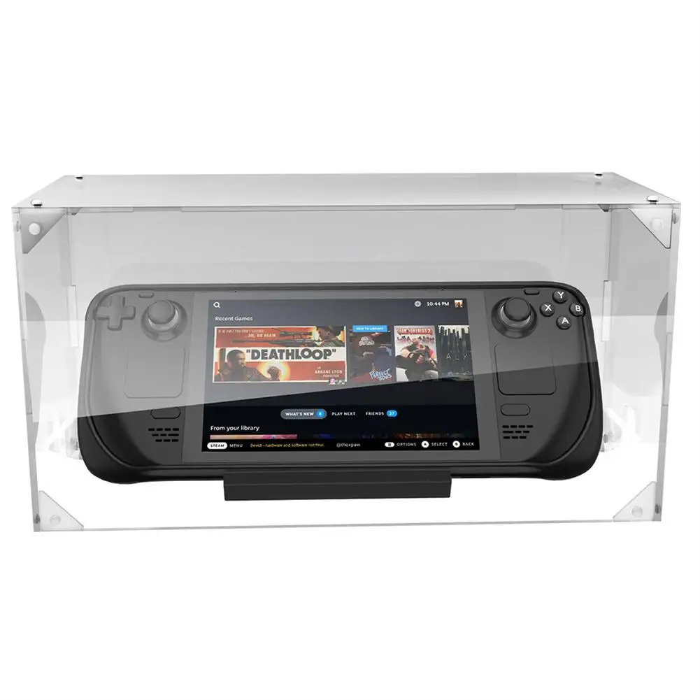 

Acrylic Dustproof Protective Shell Transparent Dust Cover Compatible For Steam Deck Game Console Box