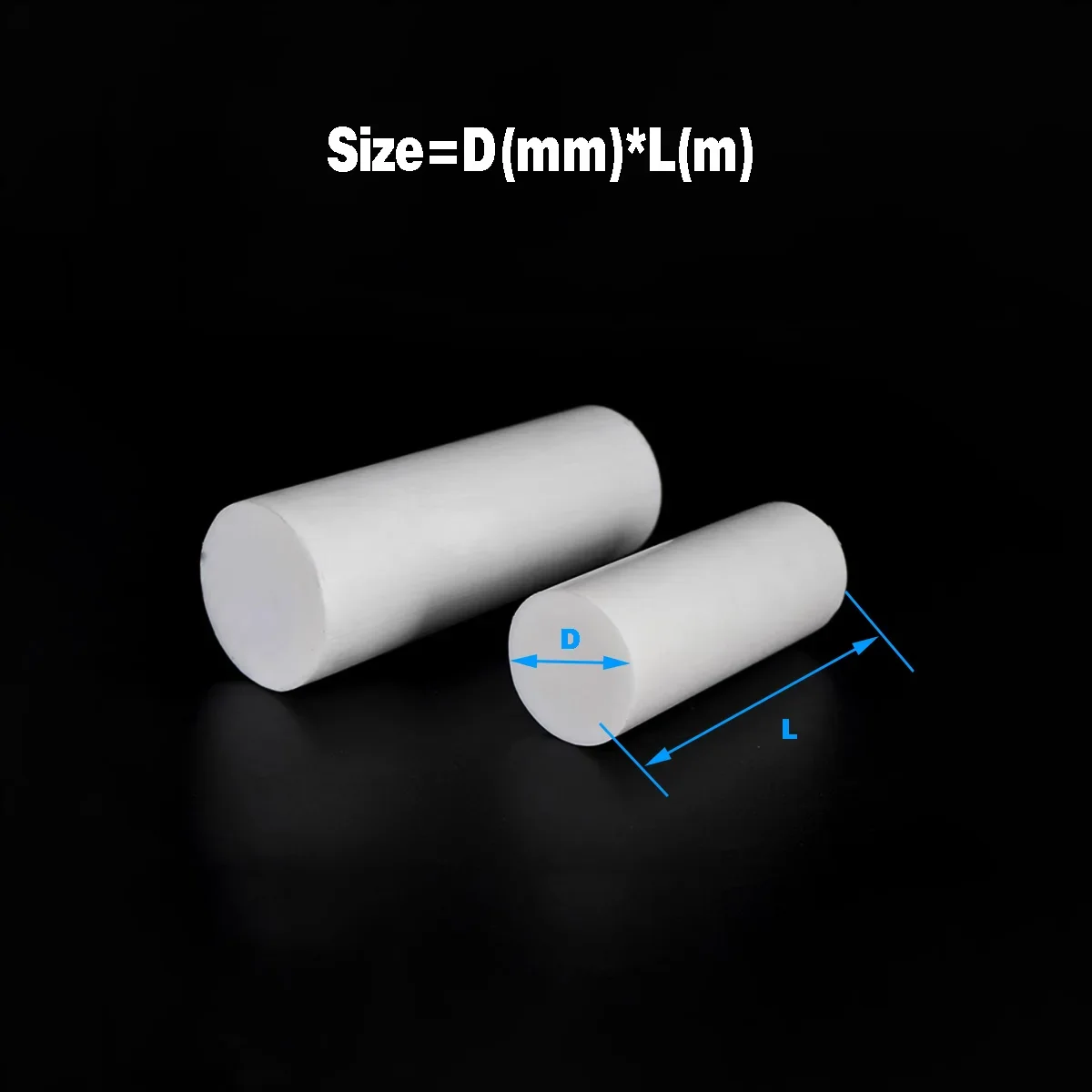 Стержень из ПТФЭ белый политетрафторэтиленовый стержень новый материал