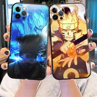 japan anime naruto phone case for iphone x xs xr xs max 11 11 pro 12 12 pro max for iphone 12 13 mini coque liquid silicon