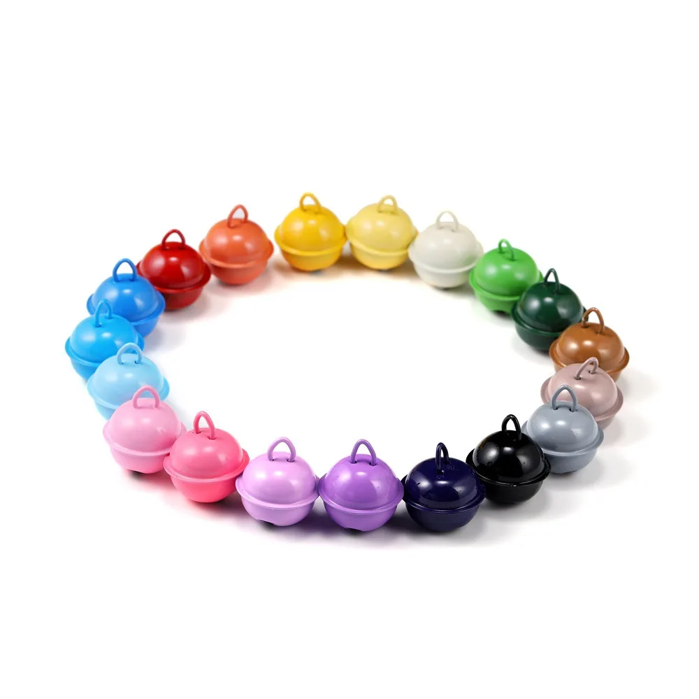 

Color tiger mouth bells Metal bells Preschool children's bell jewelry accessories Cat and dog pet collars diy jewelry materials