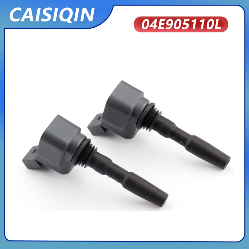 4 шт. катушка зажигания 04E905110L 04E905110G 04E905110 для Audi A1 A3 Q2 VW GOLF Jetta сиденье Polo MK7 Passat Tiguan