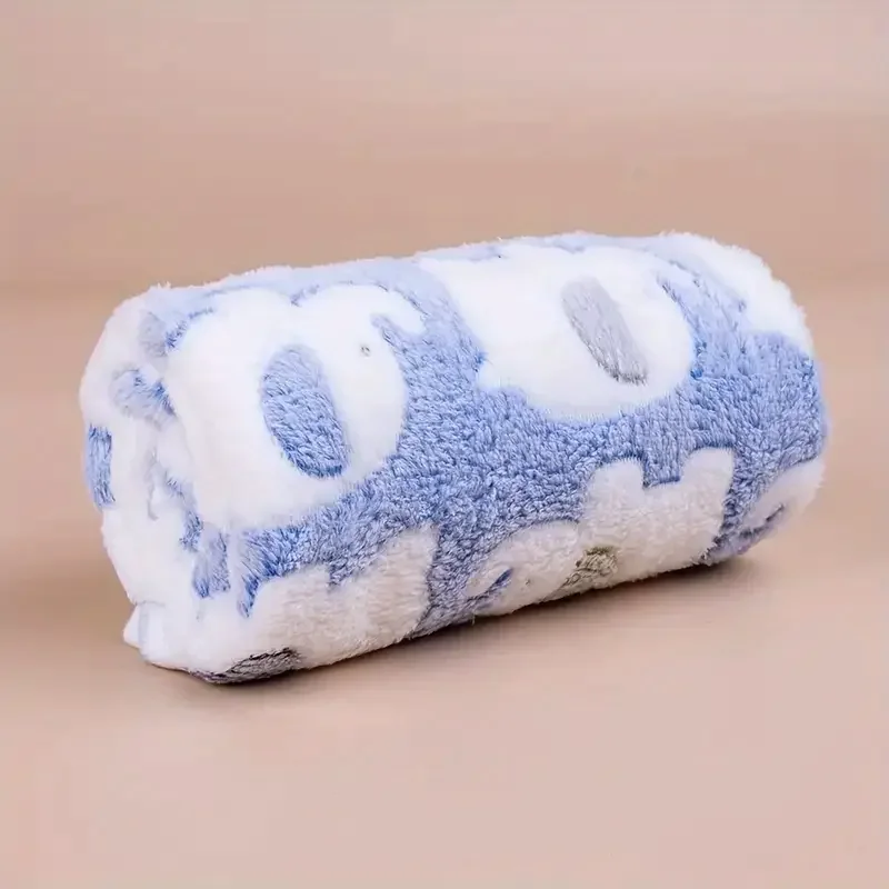 1 and cozy cartoon elephant pet blanket for dogs and cats flannel throw for puppies and kittens universal size christmas gift details 4