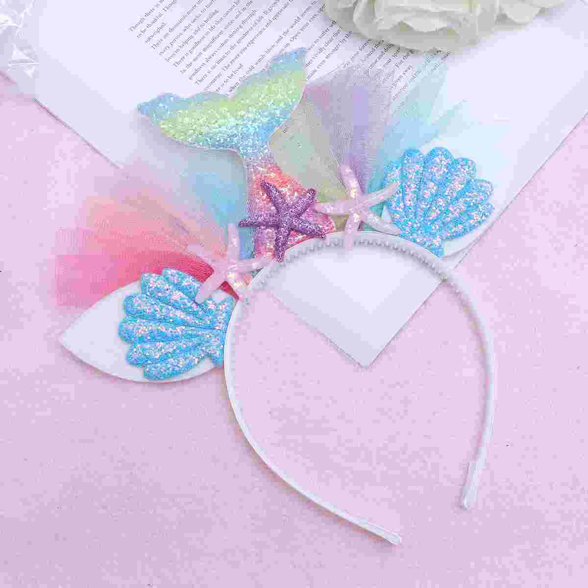 

Unicorn Hair Hoop Kids' Costumes Flower Accessories European American Child Bandana