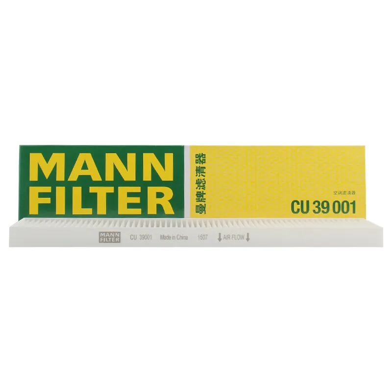 

MANN FILTER CU39001 Cabin Filter For MG(SAIC) NEW MG 6 1.8 DVVT 12.2009- 1.8T 12.2009- ROEWE 550 Hybrid 10002061