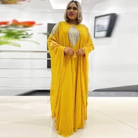 european and american african muslim womens long skirt bead embroidery yellow long skirt arab islamic ethnic style banquet dres