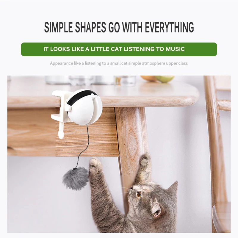 Подъемный игрушечный мяч для кошек, электрическая Интерактивная головоломка, автоматический умный мяч для кошек, игрушки-тизер для домашних животных, электрические товары для лифтинга