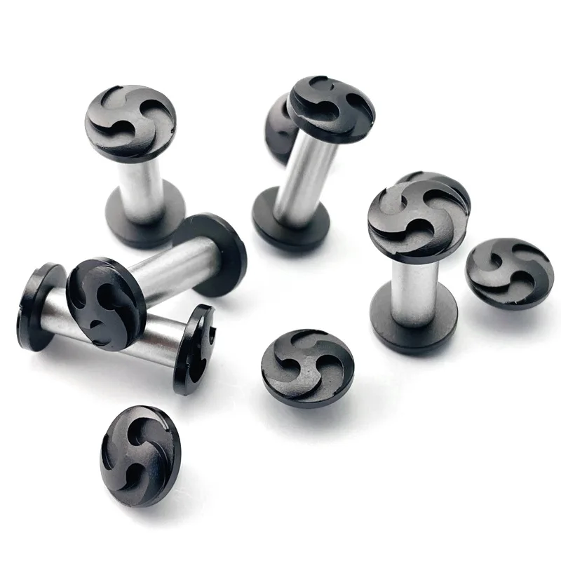 10 комплектов/Лот подходит для 5 мм отверстия ручка ножа из нержавеющей стали M4 пар