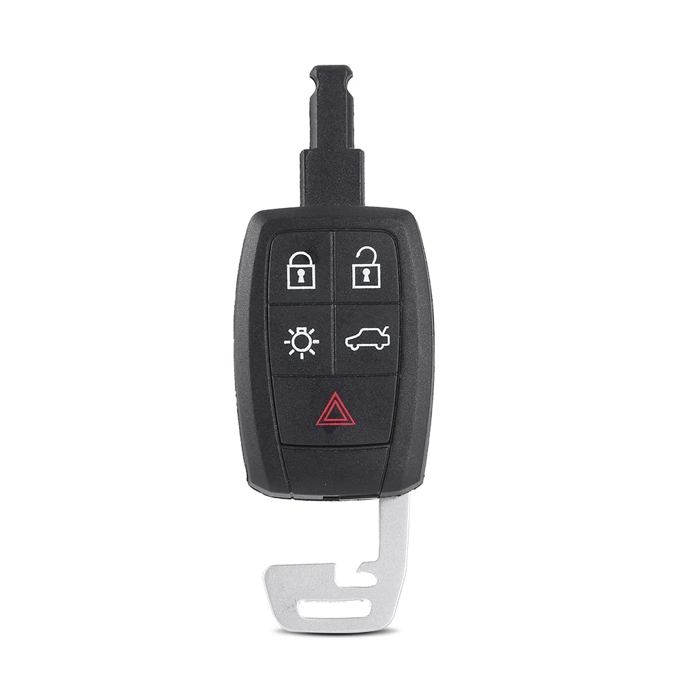 XNRKEY Замена новый стиль Φ 5 кнопок брелок для Volvo C30 C70 XC90 V70 S60 V40 V50 вставка лезвия |