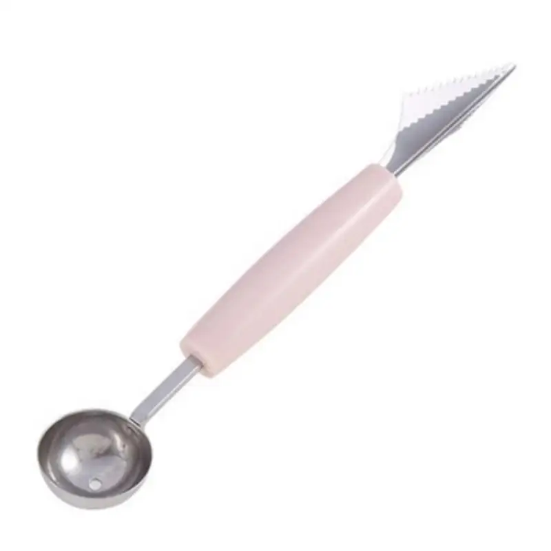 

Stainless Steel Fruit Carving Knife Double-Head Fruit Platter Ball Digger Watermelon Ice Cream Dig Ball Scoop Fruit Platter Tool