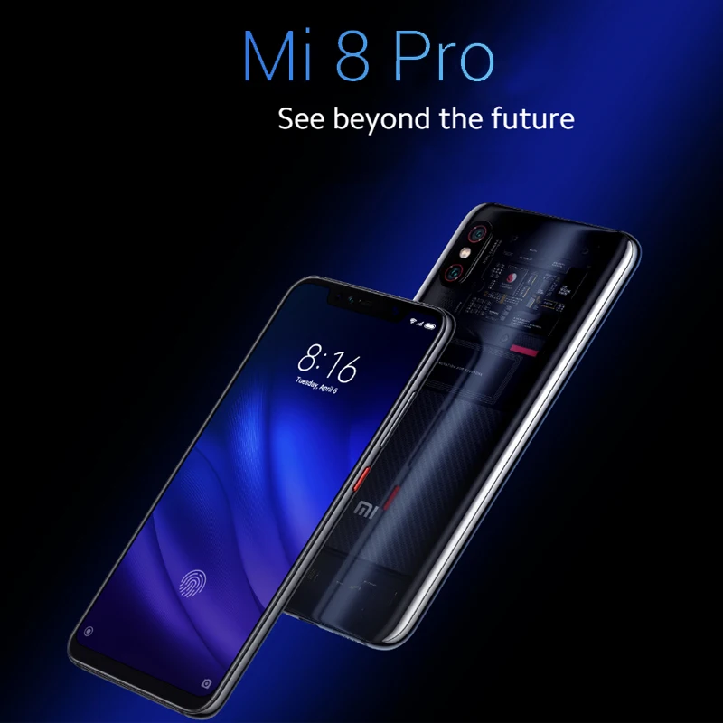 Kup Smartphone Xiaomi Mi 8 PRO Cal 6.21 Bateria 3400 MAh Snapdragon 845 1080x2248 Pikseli ładowanie 18W Wersja Globalna