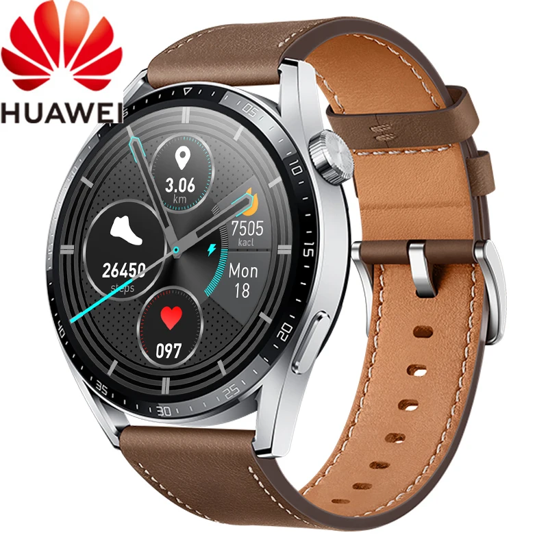 

Смарт-часы Huawei GT3 для женщин, Bluetooth, 2022 дюйма, 360*360, nfc