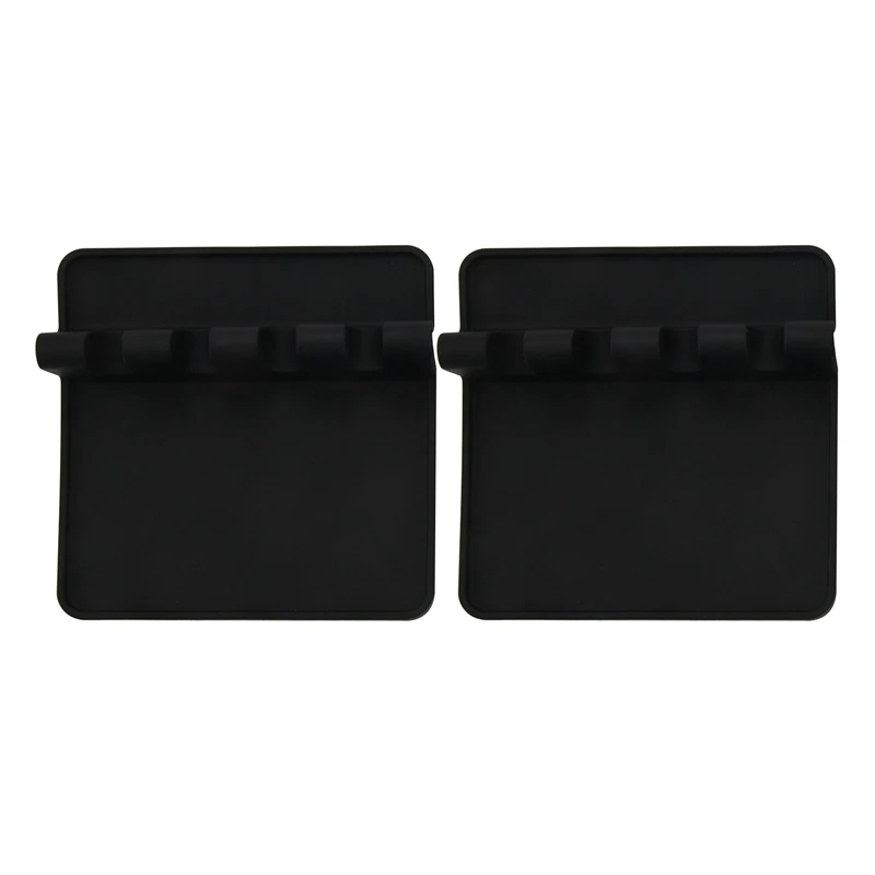 

2Pcs Silicone Spoon Rest For Stove Top With Drip Pad,Utensil Rest&Spoon,Spatulas,Tongs Holder For Kitchen Counter