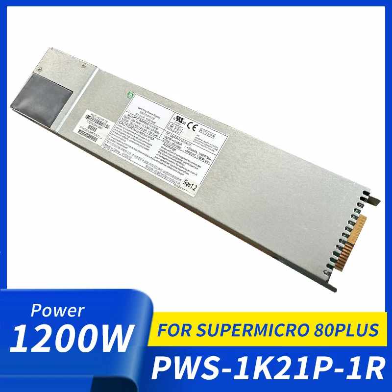 

Оригинальный блок питания для Supermicro 80plus Gold 1200 Вт, импульсный источник питания PWS-1K21P-1R