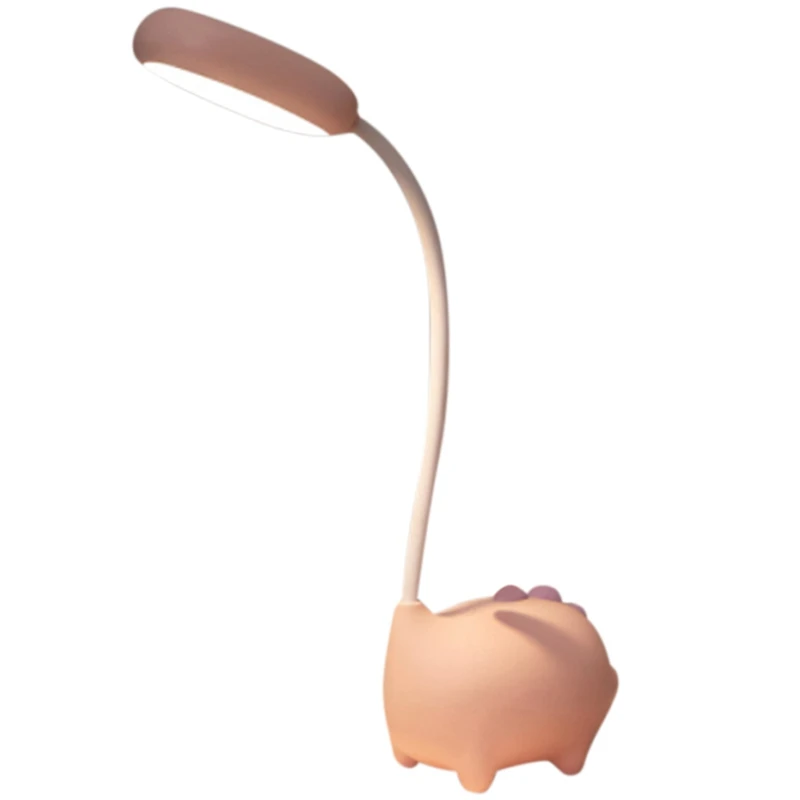 

Настольная лампа с мультяшным динозавром, маленький светильник с зарядкой через USB, с изменением цвета, для обучения и защиты глаз, для детей...