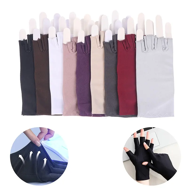 

1 пара, перчатки для защиты ногтей от УФ-излучения