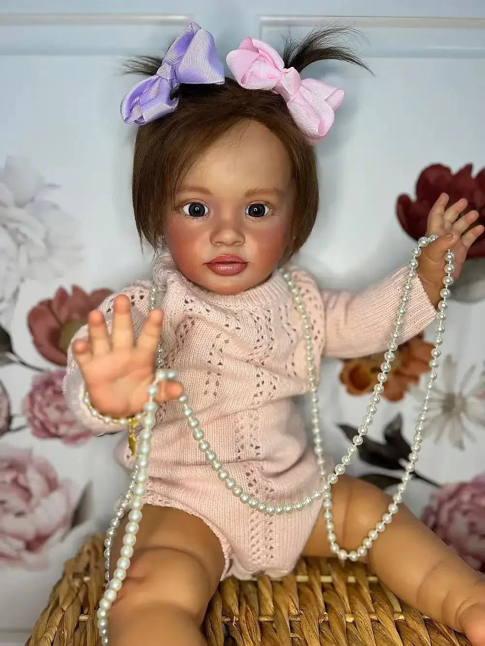 SINO-BB Индивидуальная ограниченная поставка 26-дюймовая кукла Reborn Baby Pippa с