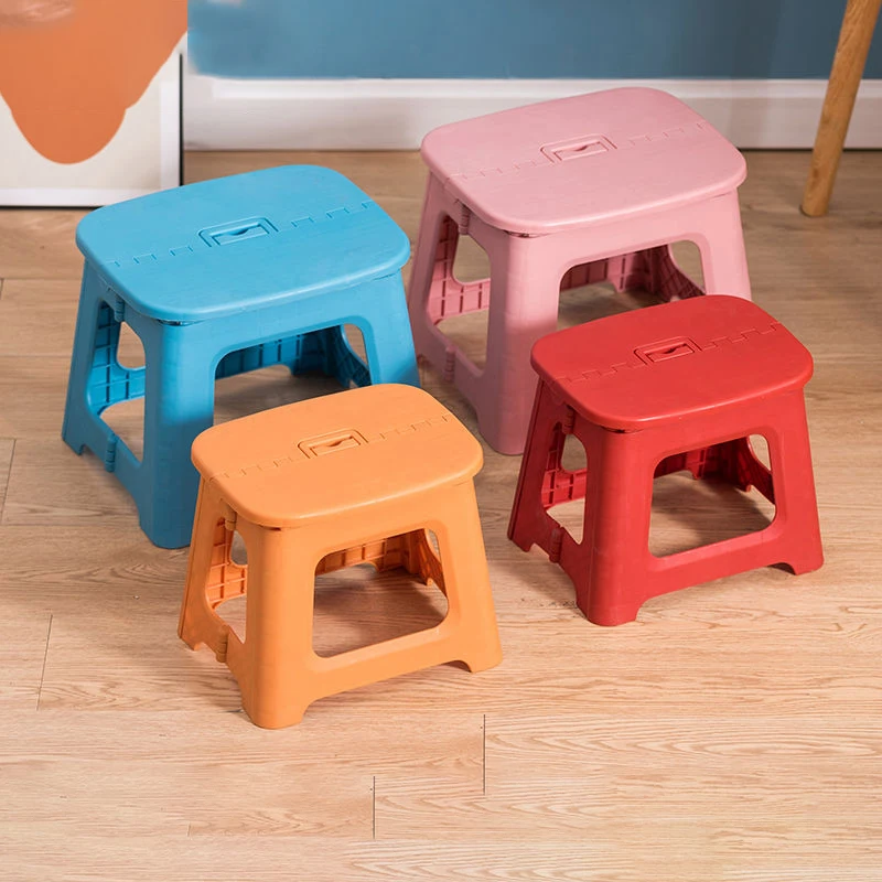 

Portable Folding Step Stool Durable for Adults Children Home Kindergarten Chair Travel Non Slip Safe Bench Plastic Chairs